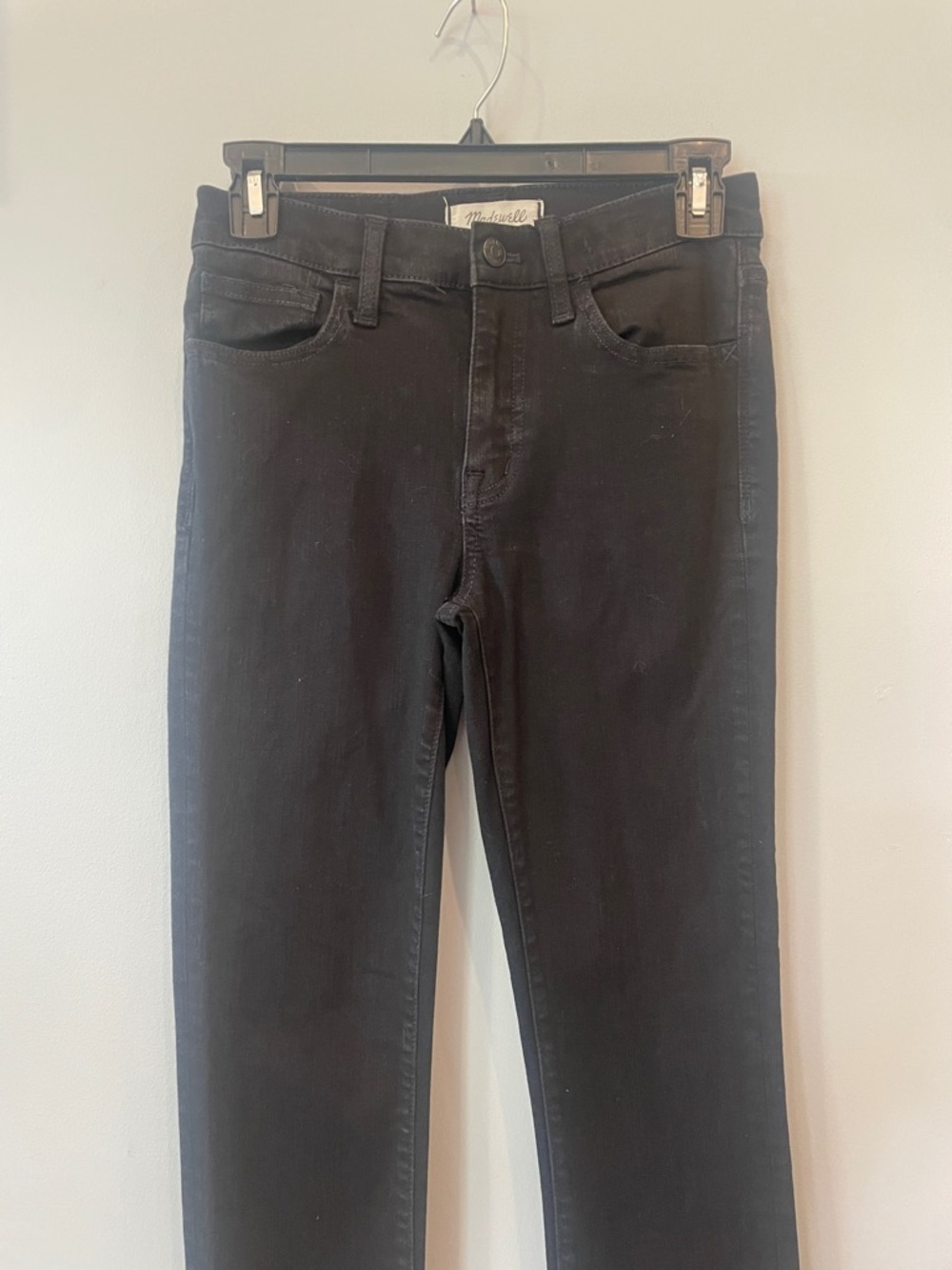Madewell Slim Black Jeans - Classic Five-Pocket size 25